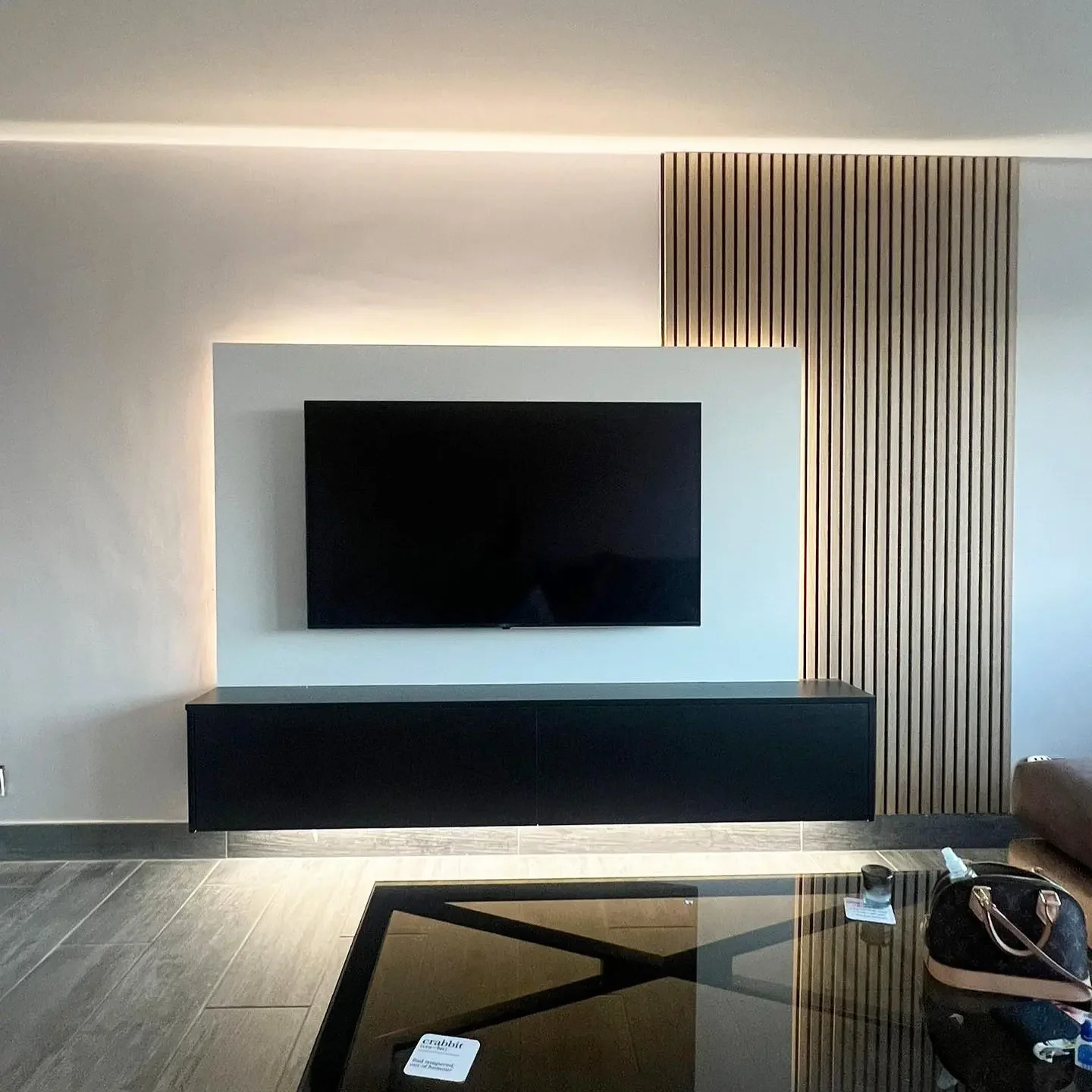 McIntyre Joinery - Floating Media Wall Joiner in Glasgow Renfrewshire McIntyre Joinery - Floating Media Wall Joiner in Glasgow Renfrewshire