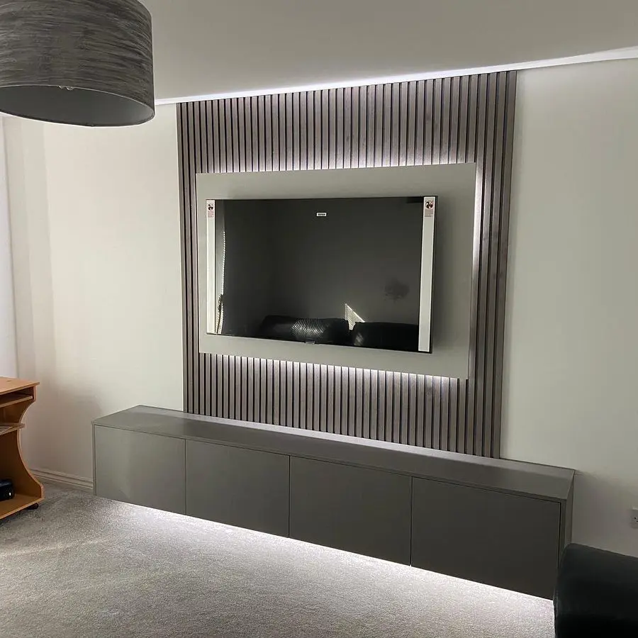 McIntyre Joinery - TV Media Wall Joinery Renfrewshire Glasgow McIntyre Joinery - TV Media Wall Joinery Renfrewshire Glasgow