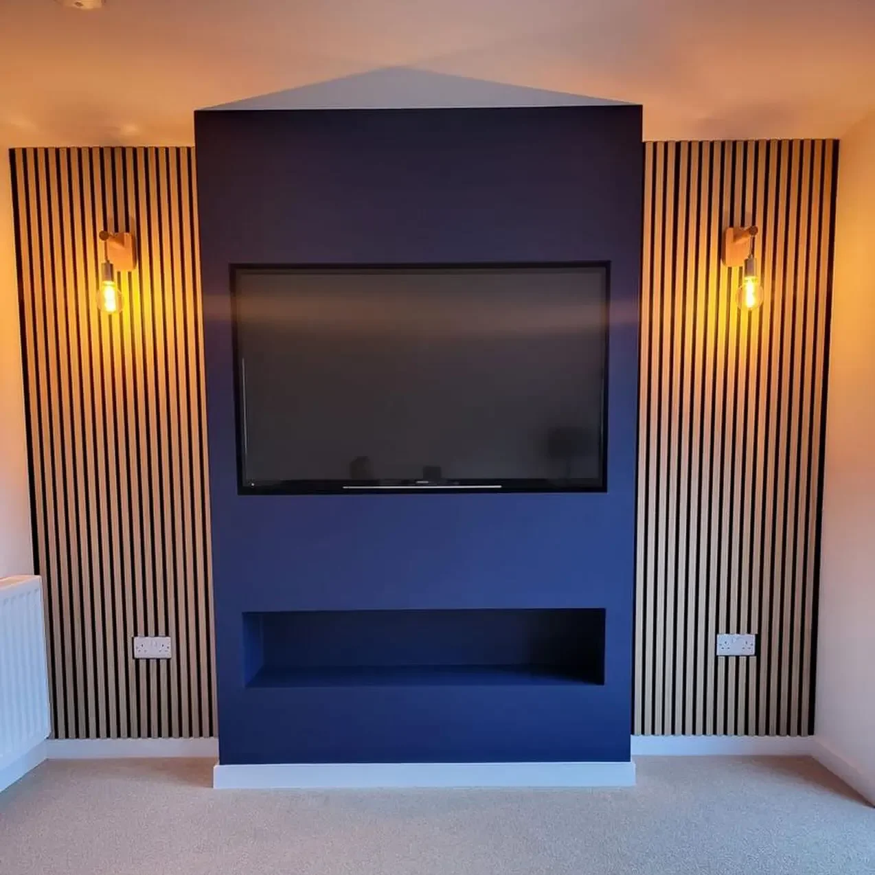 McIntyre Joinery - Wood Media Wall Joiner in Glasgow Renfrewshire McIntyre Joinery - Wood Media Wall Joiner in Glasgow Renfrewshire