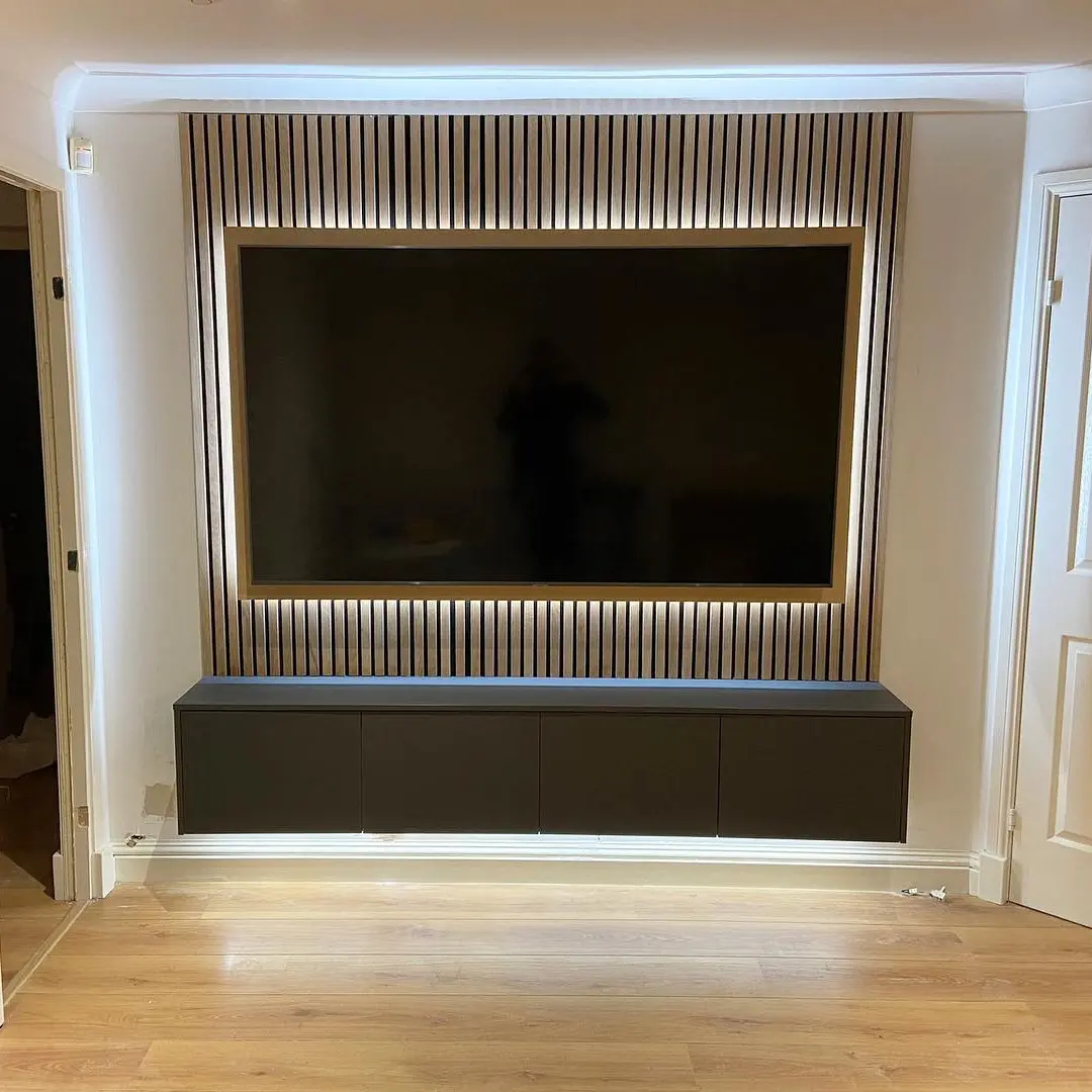 McIntyre Joinery - Wooden TV Media Wall joiner Renfrewshire Glasgow McIntyre Joinery - Wooden TV Media Wall joiner Renfrewshire Glasgow